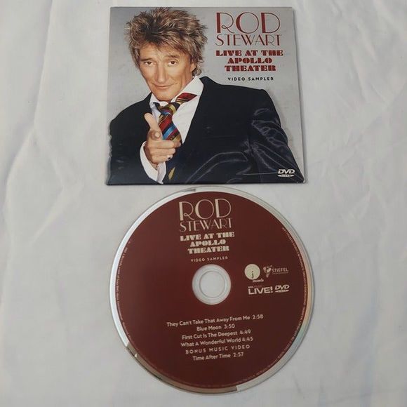 Rod Stewart Live at the Apollo Theater Video Sampler CD DVD Sony 2005 - Picture 3 of 4